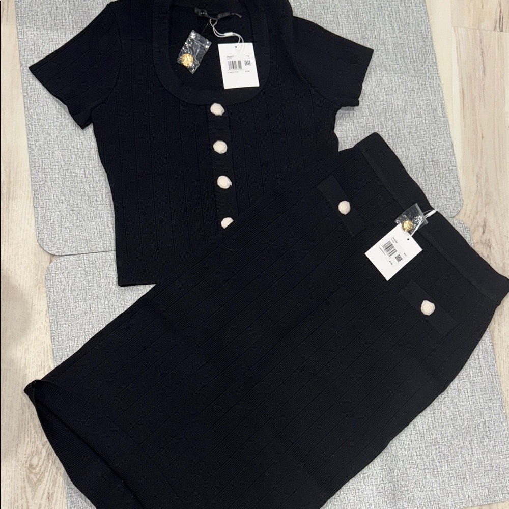 Endless Rose Black Knit Top